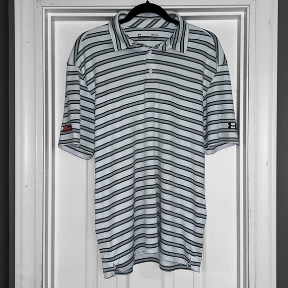 Under Armour Other - Under Armour Loose HeatGear Stripe Polo